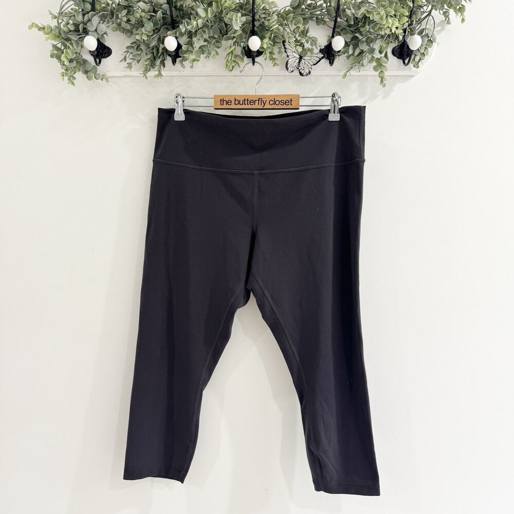 Lululemon Plus Size Cropped Align Leggings Light Black size 18 black #Sh